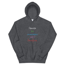 Load image into Gallery viewer, Choose to remember HIS Sacrifice. - Unisex Hoodie