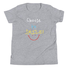 Load image into Gallery viewer, Choose to SMILE! - Youth Short Sleeve T-Shirt